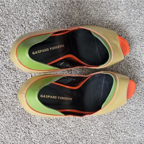 Gaspard Yurkievich Patent Leather High Heel Shoes, Size 40.5 (10.5) - Picture 8 of 13